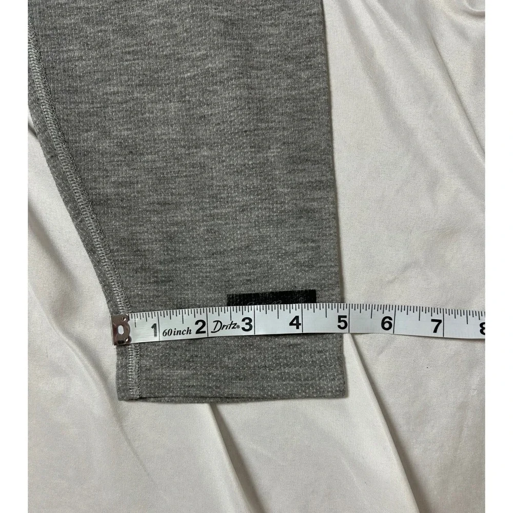 Eddie Bauer EBTEK Mens Small Thermal Base Layer Pants Gray Leggings Vtg Made USA